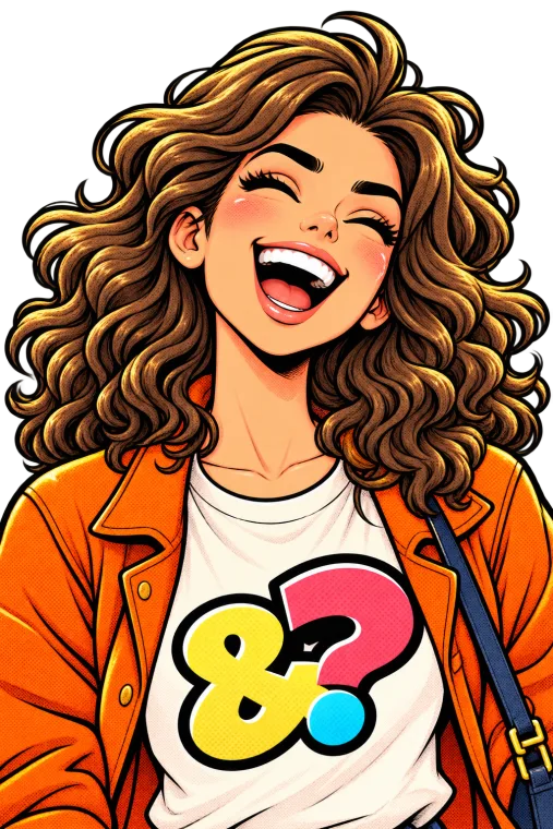 The Host laughs